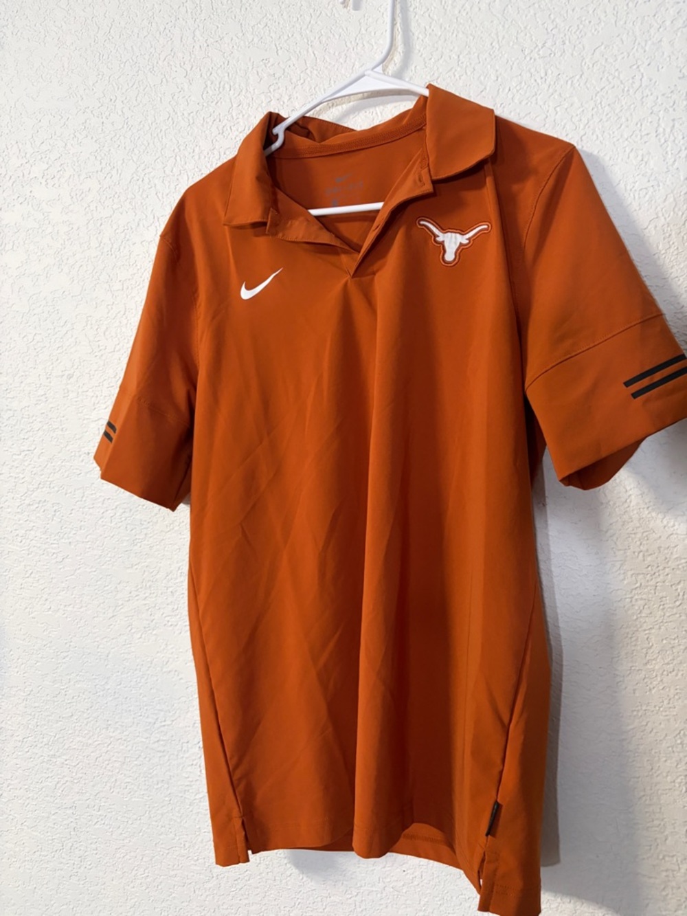 Nike Men’s Texas Longhorns Dri fit Orange Polo Shirt size M